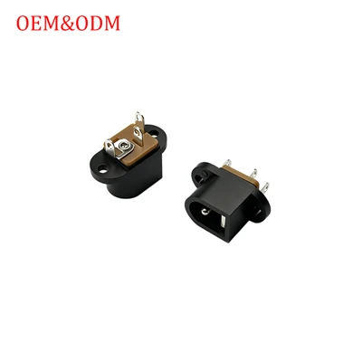 Lodret DIP 5,5x2,1mm DC-129-200